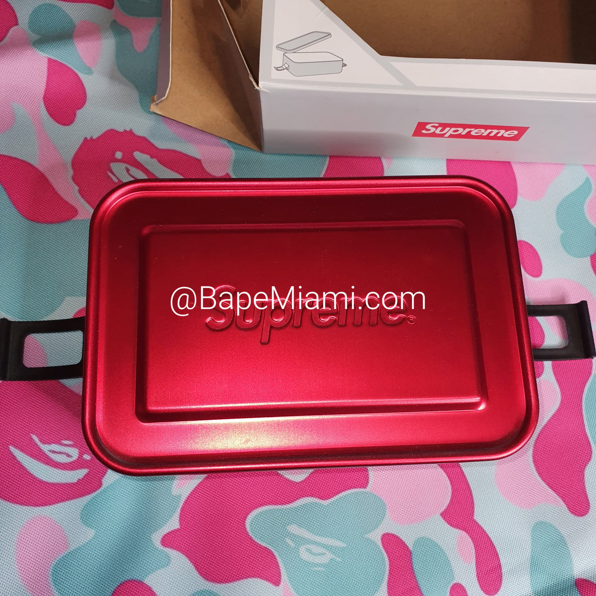 DM for Approval Code - Supreme x Sigg Metal Box – BapeMiami