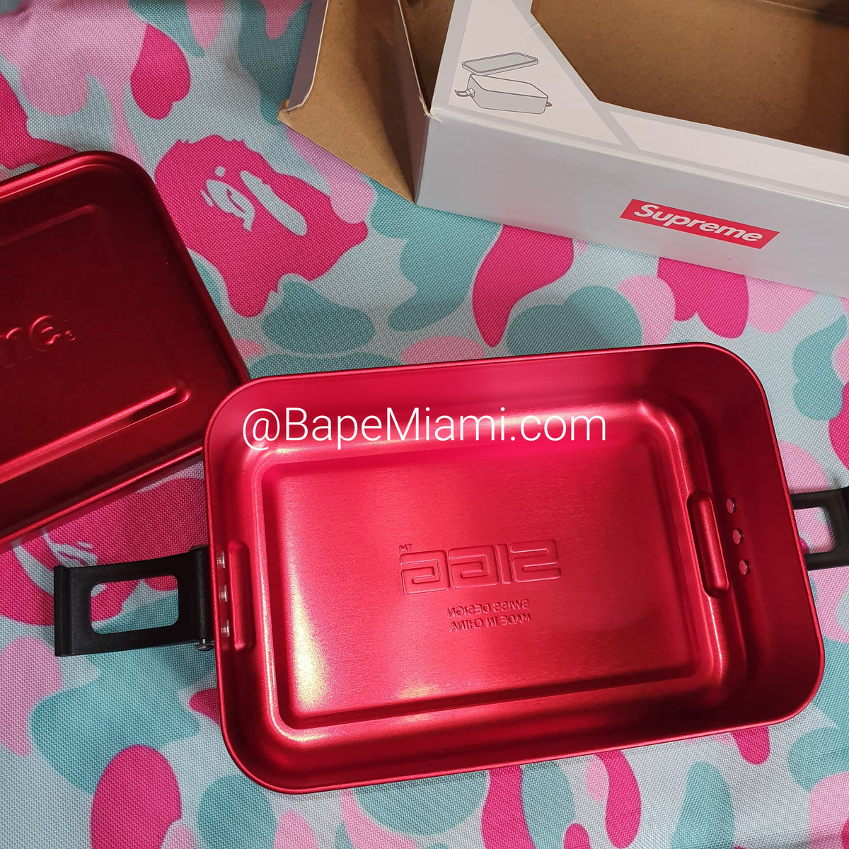 DM for Approval Code - Supreme x Sigg Metal Box – BapeMiami