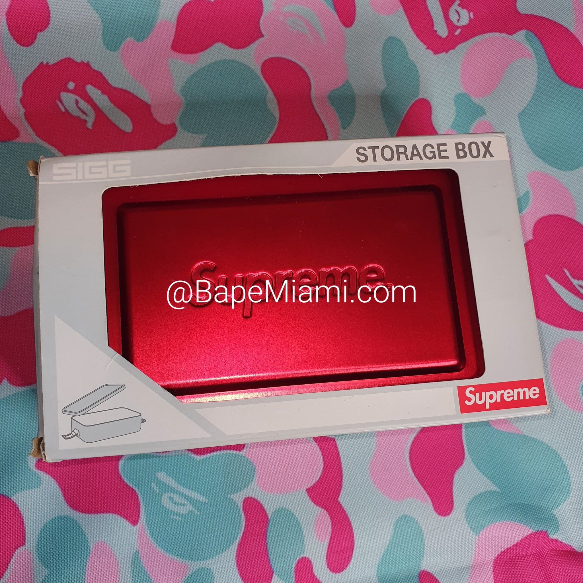 Supreme SIGG™ Large Metal Box Plus (SS18) - $46